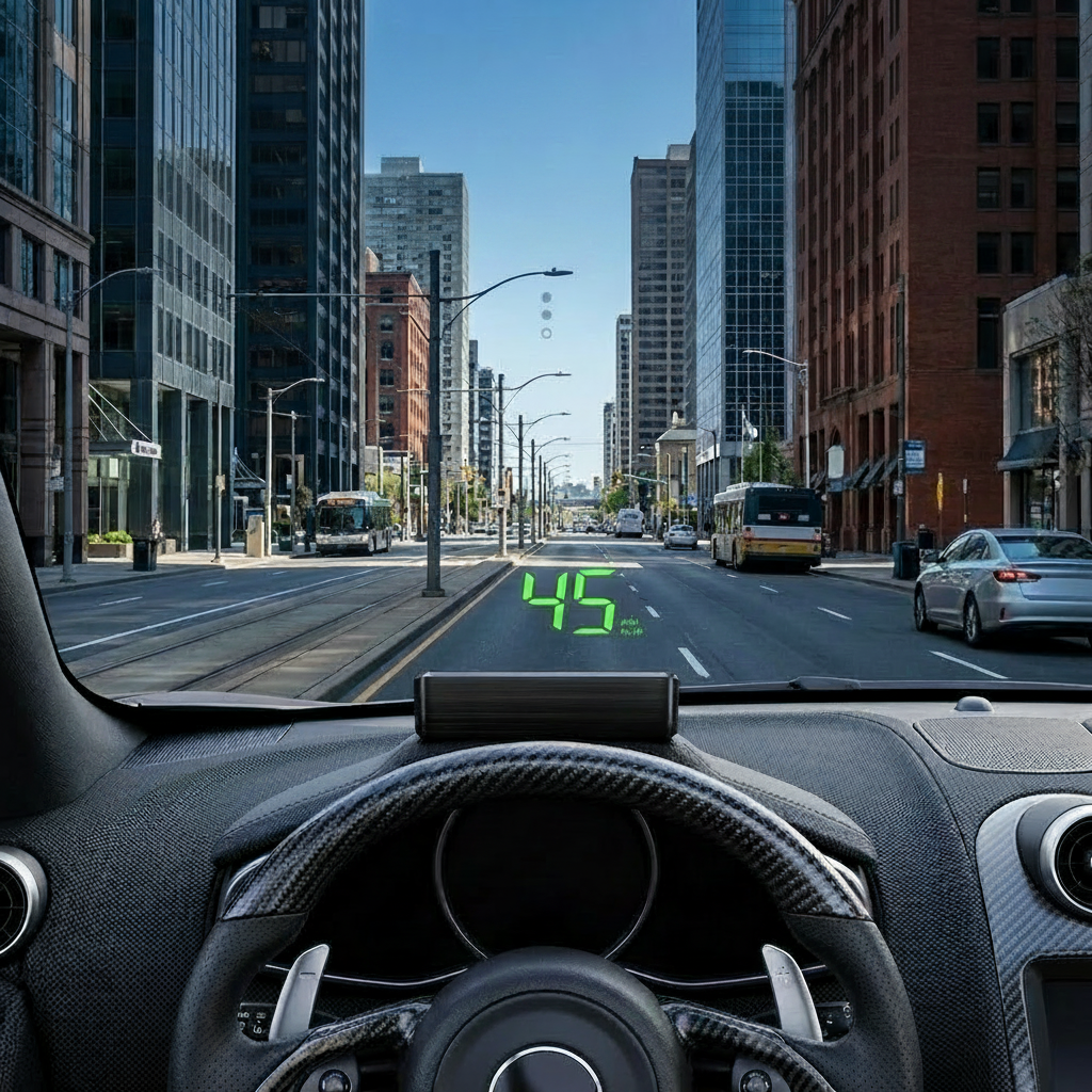 HUD - PROIETTORE VELOCITÀ DIGITALE  AUTO - HEAD UP DISPLAY