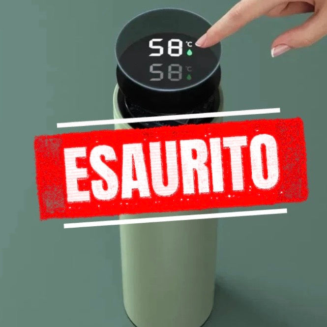 BORRACCIA SMART DISPLAY LED 500ml - ACCIAIO INOX