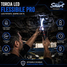 TORCIA LED FLESSIBILE • 73 CM DI LUCE