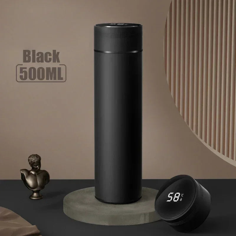 BORRACCIA SMART DISPLAY LED 500ml - ACCIAIO INOX