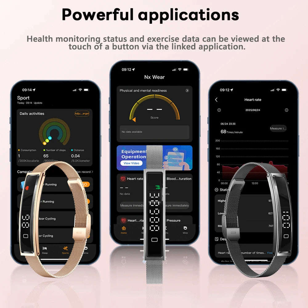 SMART BRACELET DONNA ELEGANTE - CARDIO & NOTICHE CHIAMATE