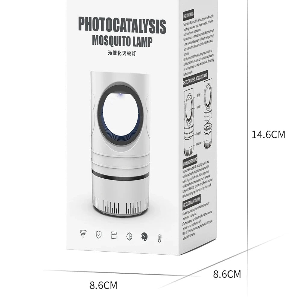 DÍ ADDIO ALLE ZANZARE — LAMPADA KILLER LED SILENZIOSA USB