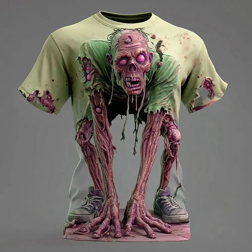 T-SHIRT 3D ZOMBIE - STAMPA IPERREALISTICA PREMIUM