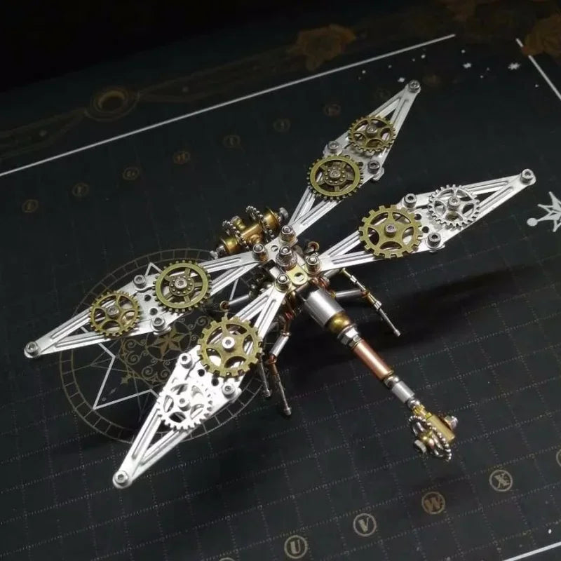 INSETTO MECCANICO 3D PUZZLE ASSEMBLABILE - DECORAZIONE STEAMPUNK METAL