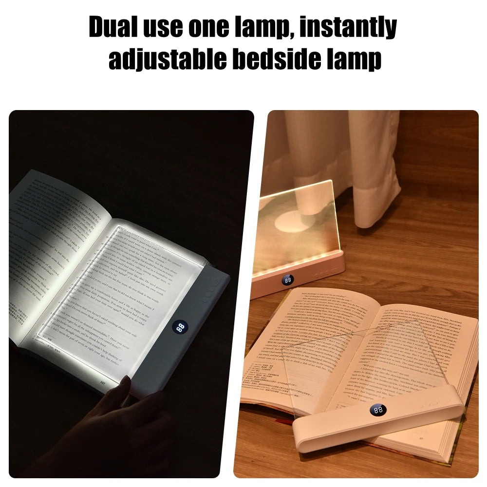 LEGGI SENZA FATICA - LUCE LED PIATTA PER LIBRI - NON DIRMI PIÙ “SPEGNI QUELLA LUCE”