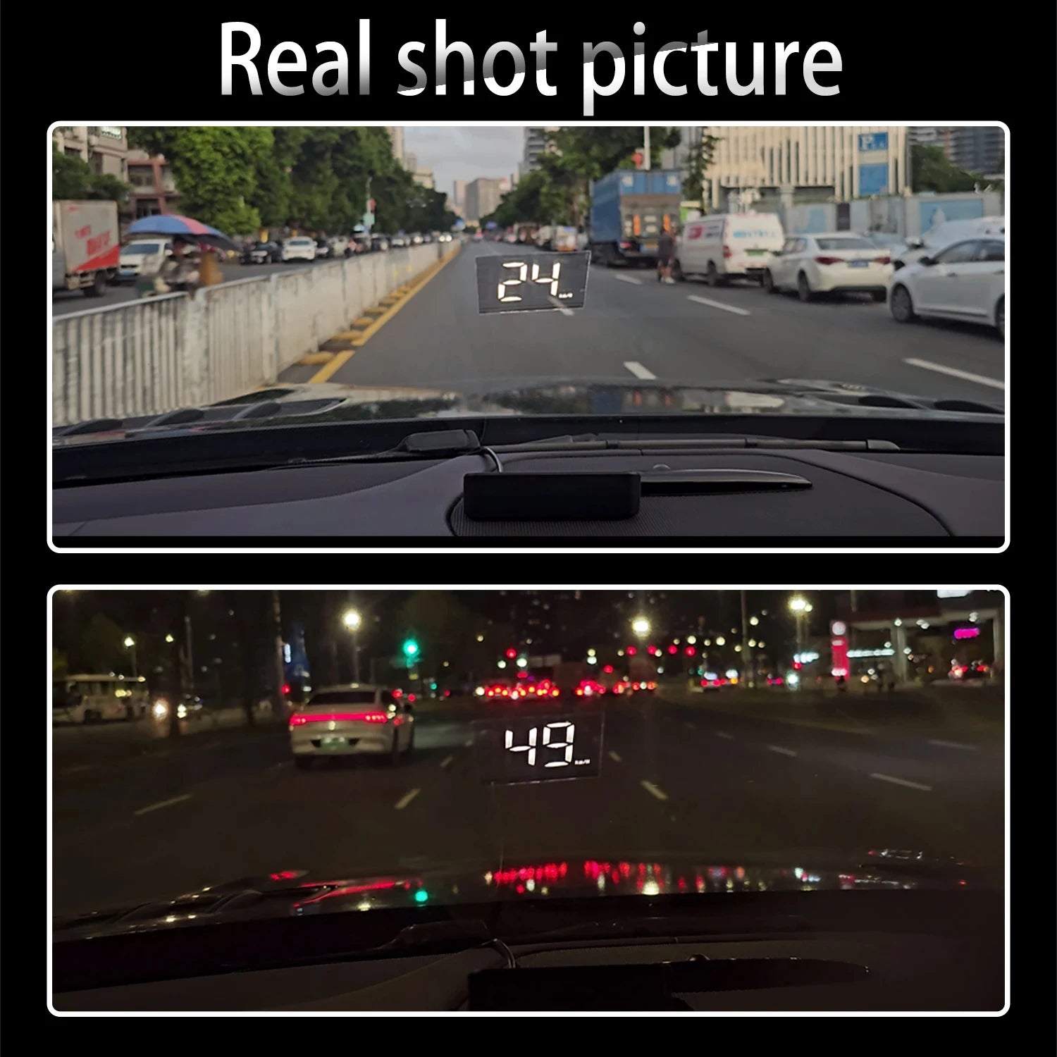 HUD - PROIETTORE TACHIMETRO DIGITALE  AUTO - HEAD UP DISPLAY