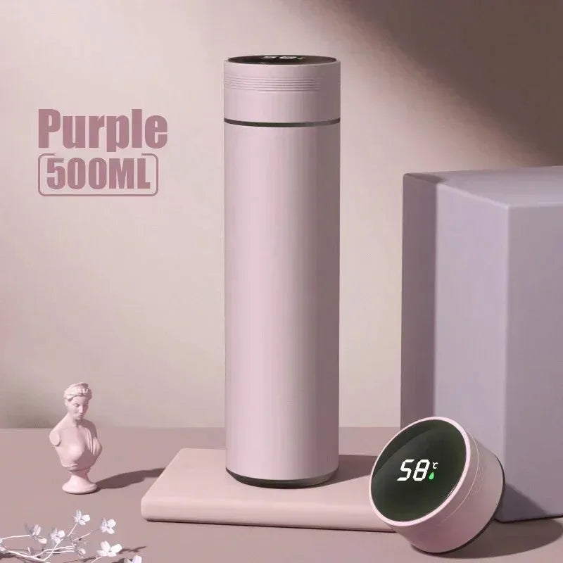BORRACCIA SMART DISPLAY LED 500ml - ACCIAIO INOX