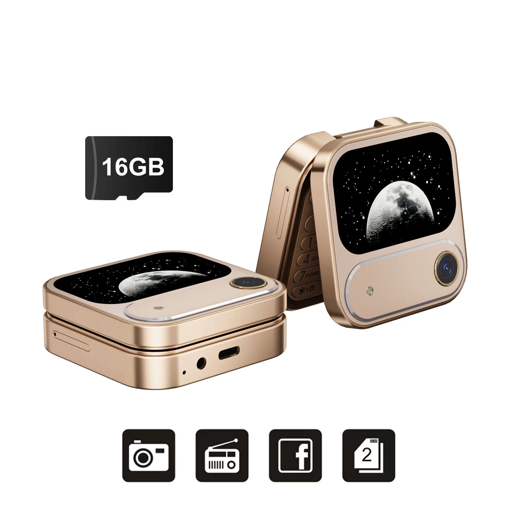 MINIPHONE 2G DUAL SIM - VOICE CHANGER GADGET 007