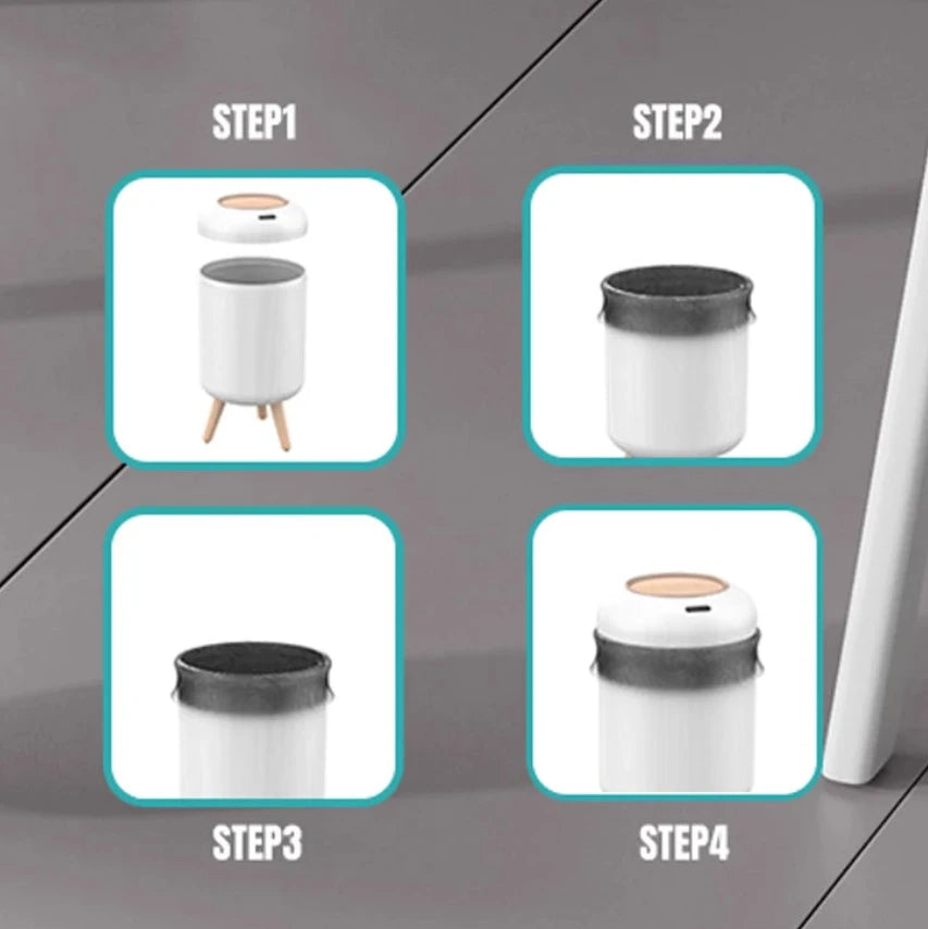 CESTINO D’ARREDO AUTOMATICO - SENSORE MOVIMENTO A BATTERIA