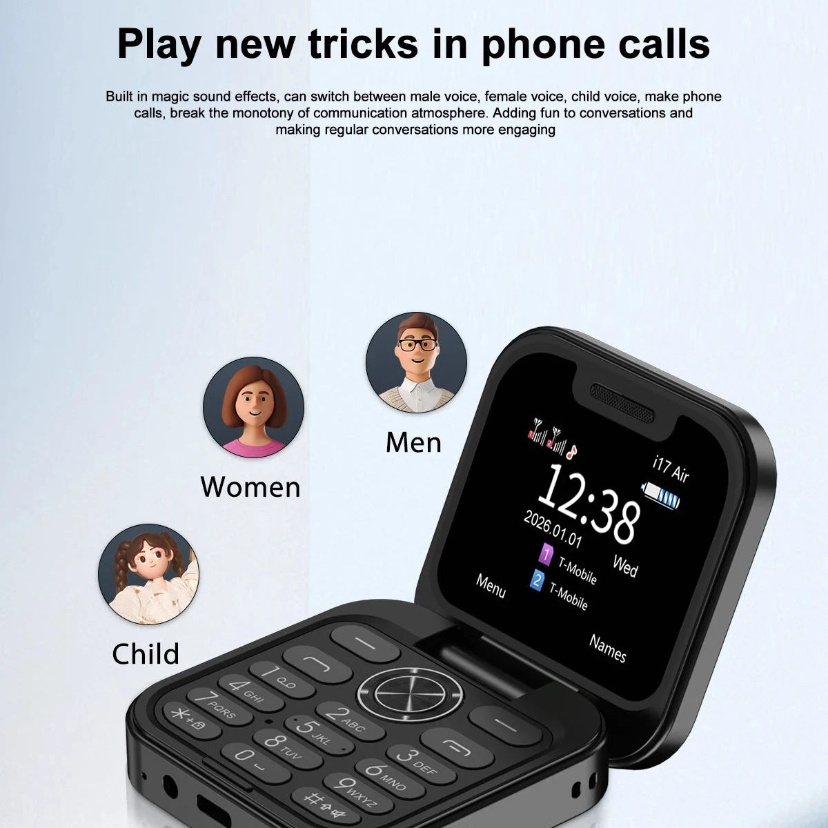 MINIPHONE 2G DUAL SIM - VOICE CHANGER GADGET 007