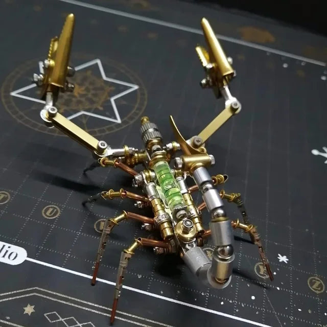 INSETTO MECCANICO 3D PUZZLE ASSEMBLABILE - DECORAZIONE STEAMPUNK METAL