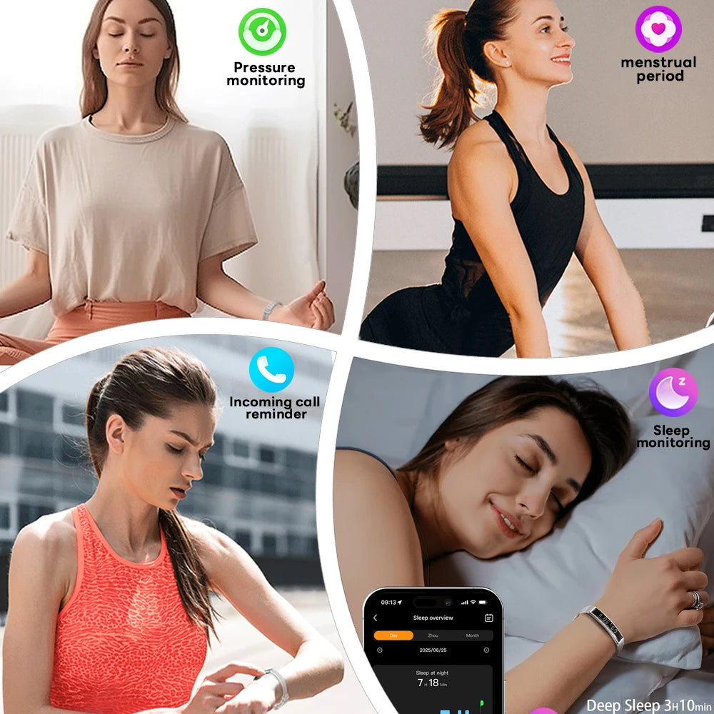 SMART BRACELET DONNA ELEGANTE - CARDIO & NOTICHE CHIAMATE