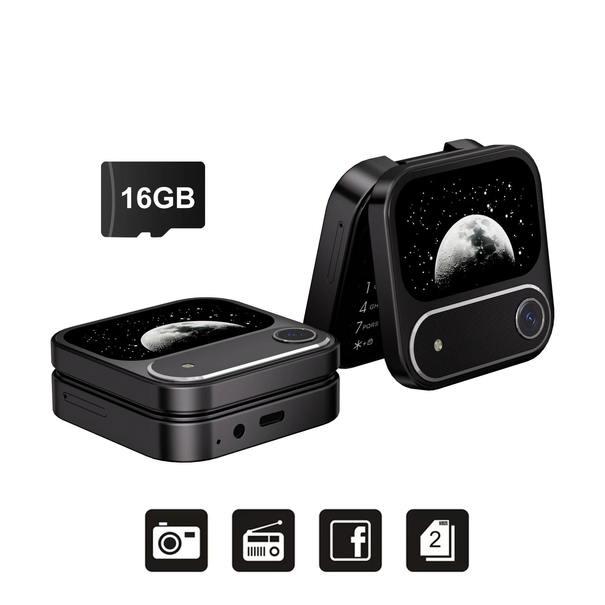 MINIPHONE 2G DUAL SIM - VOICE CHANGER GADGET 007
