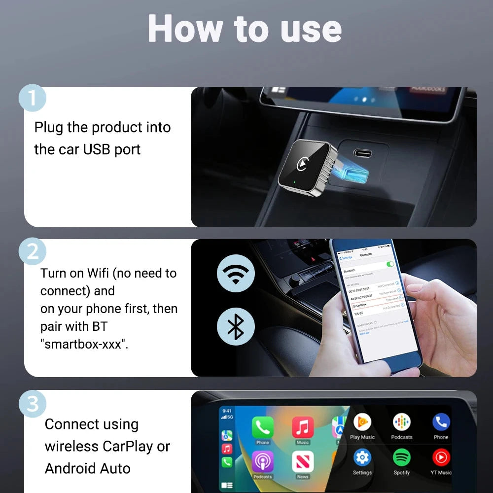 BASTA CAVI - CAR PLAY & ANDROID AUTO WIRELESS