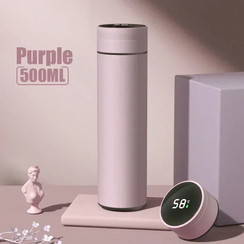 BORRACCIA SMART DISPLAY LED 500ml - ACCIAIO INOX