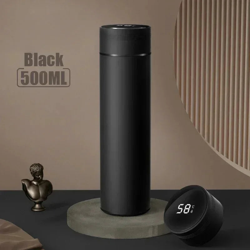 BORRACCIA SMART DISPLAY LED 500ml - ACCIAIO INOX