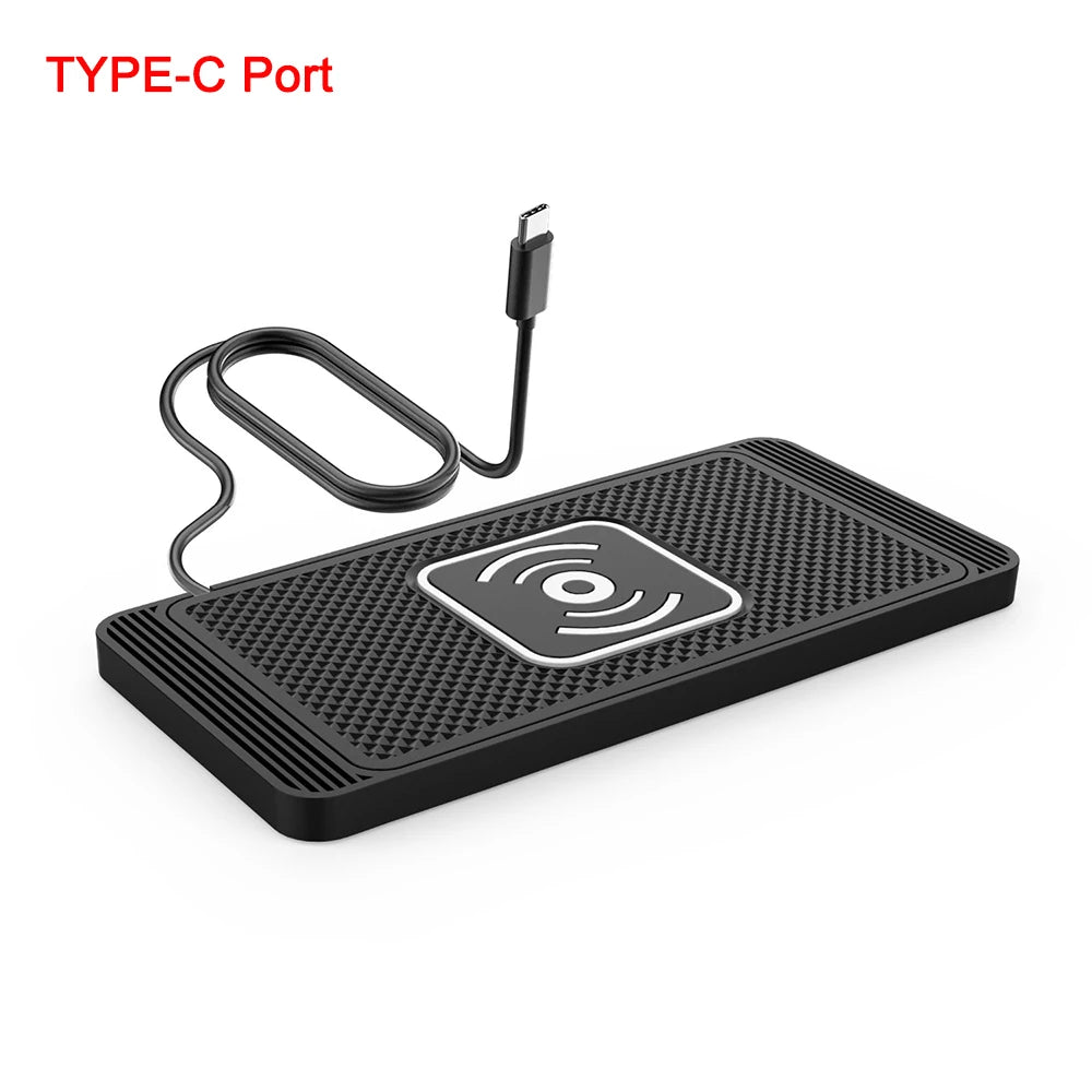POGGI E SI CARICA - IOS ANROID  WIRELESS 15W - STAND IN SILICONE RITAGLIABILE