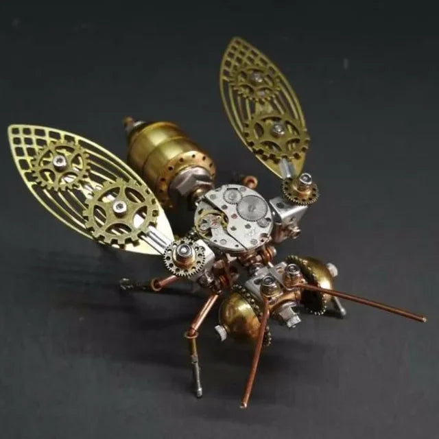 INSETTO MECCANICO 3D PUZZLE ASSEMBLABILE - DECORAZIONE STEAMPUNK METAL