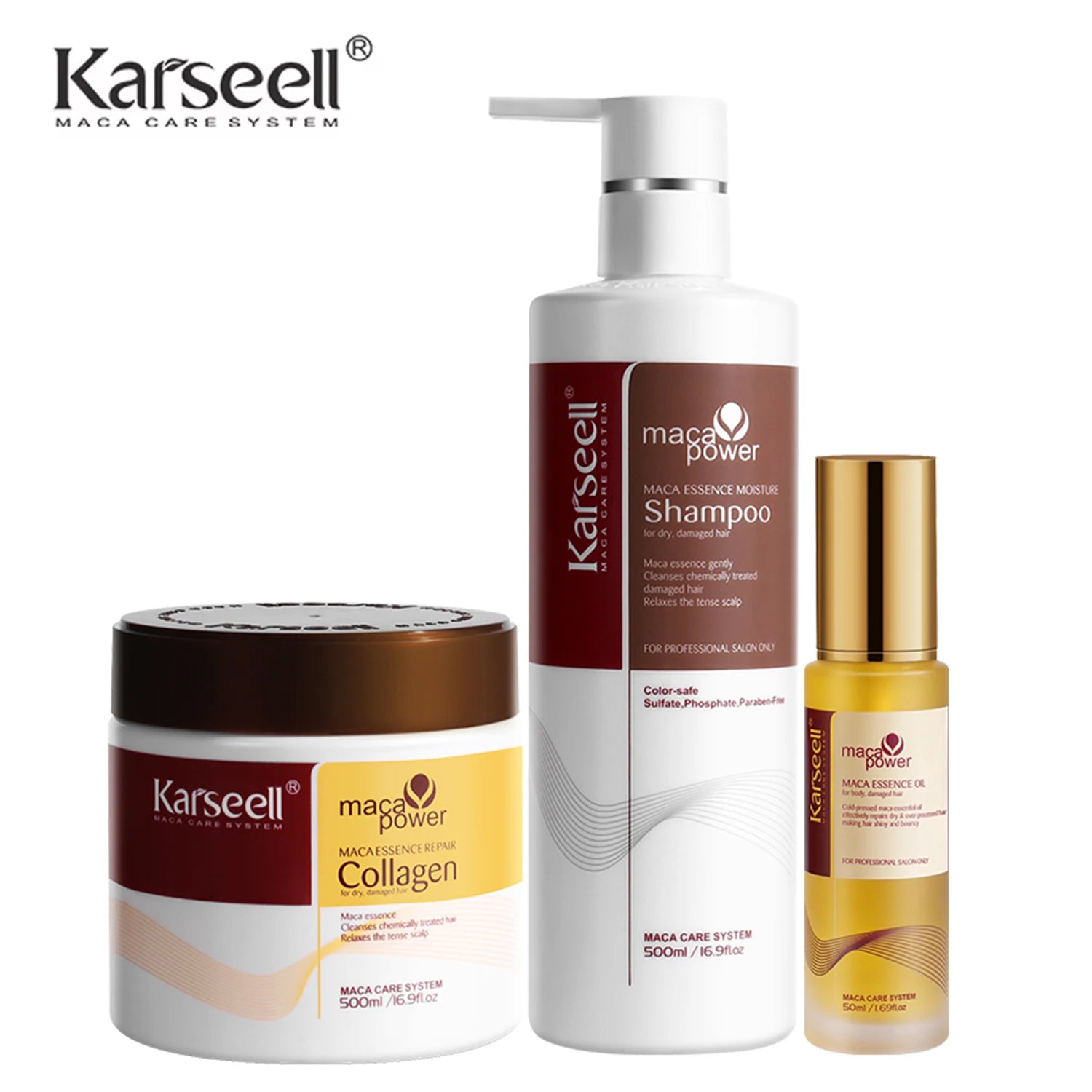 KIT COMPLETO - 100% ORIGINALE - 3 IN 1, COLLAGENE + ARGAN + SHAMPOO