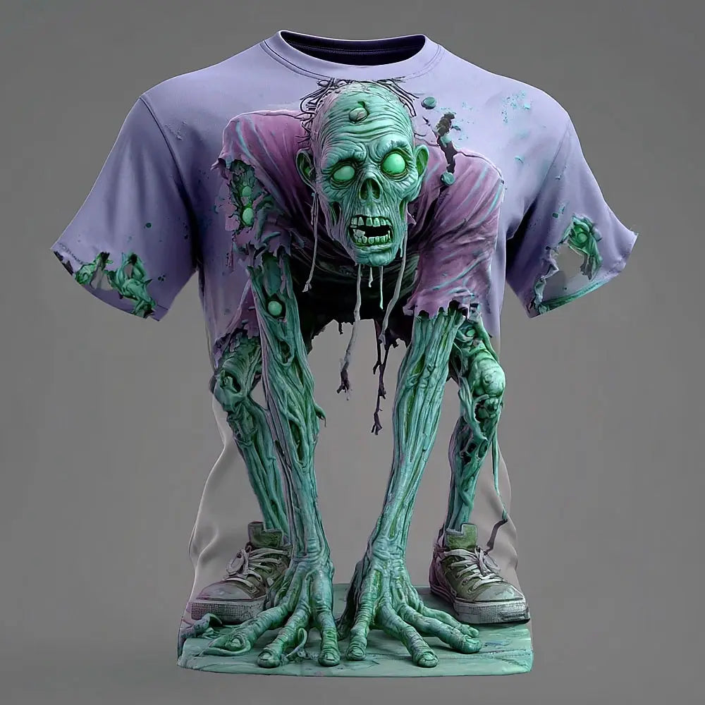 T-SHIRT 3D ZOMBIE - STAMPA IPERREALISTICA PREMIUM