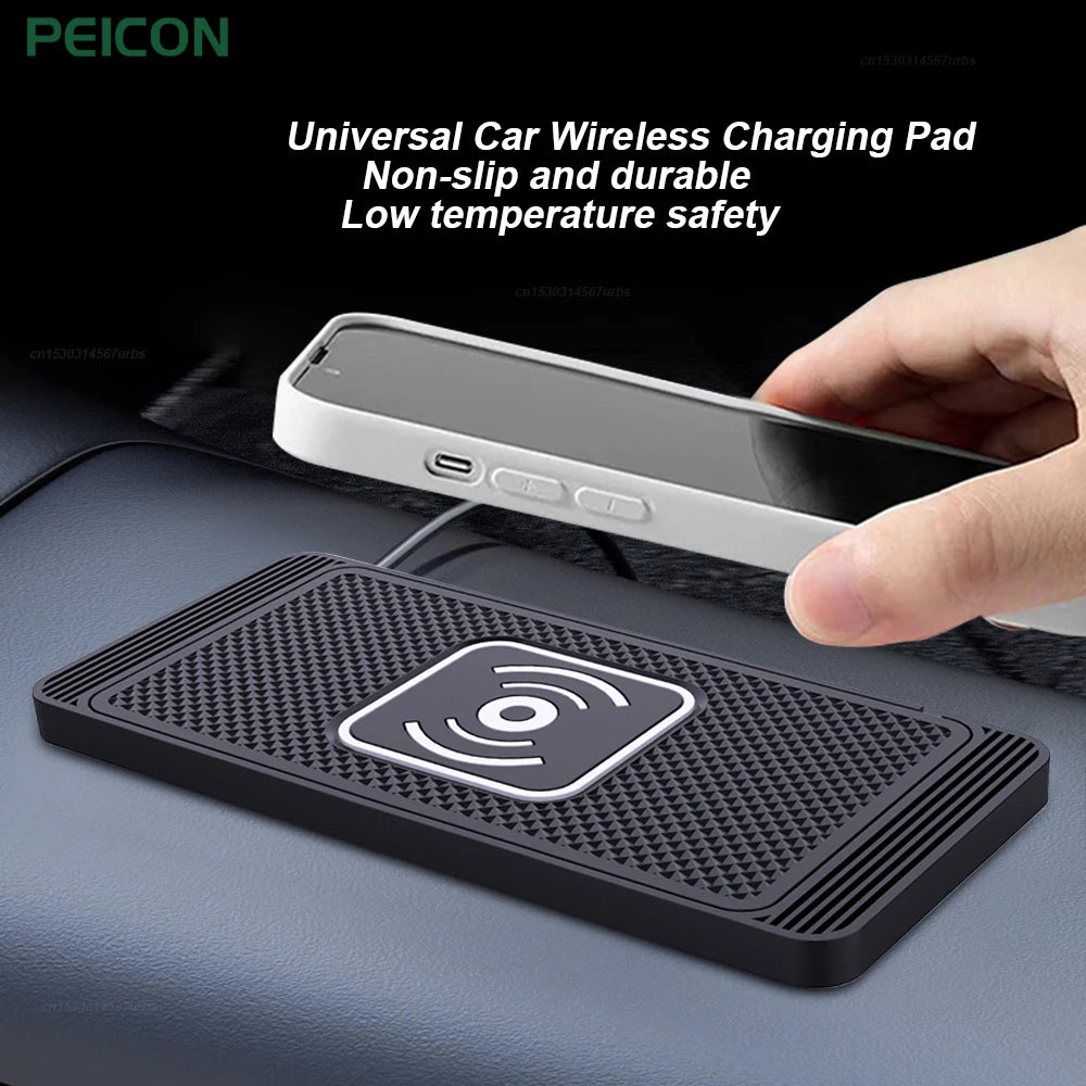POGGI E SI CARICA - IOS ANROID  WIRELESS 15W - STAND IN SILICONE RITAGLIABILE